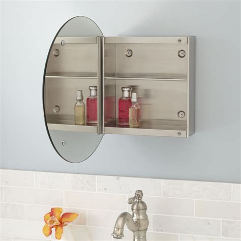 stainless steel locking medicine cabinet|bathroom recessed medicine cabinets mirrors.